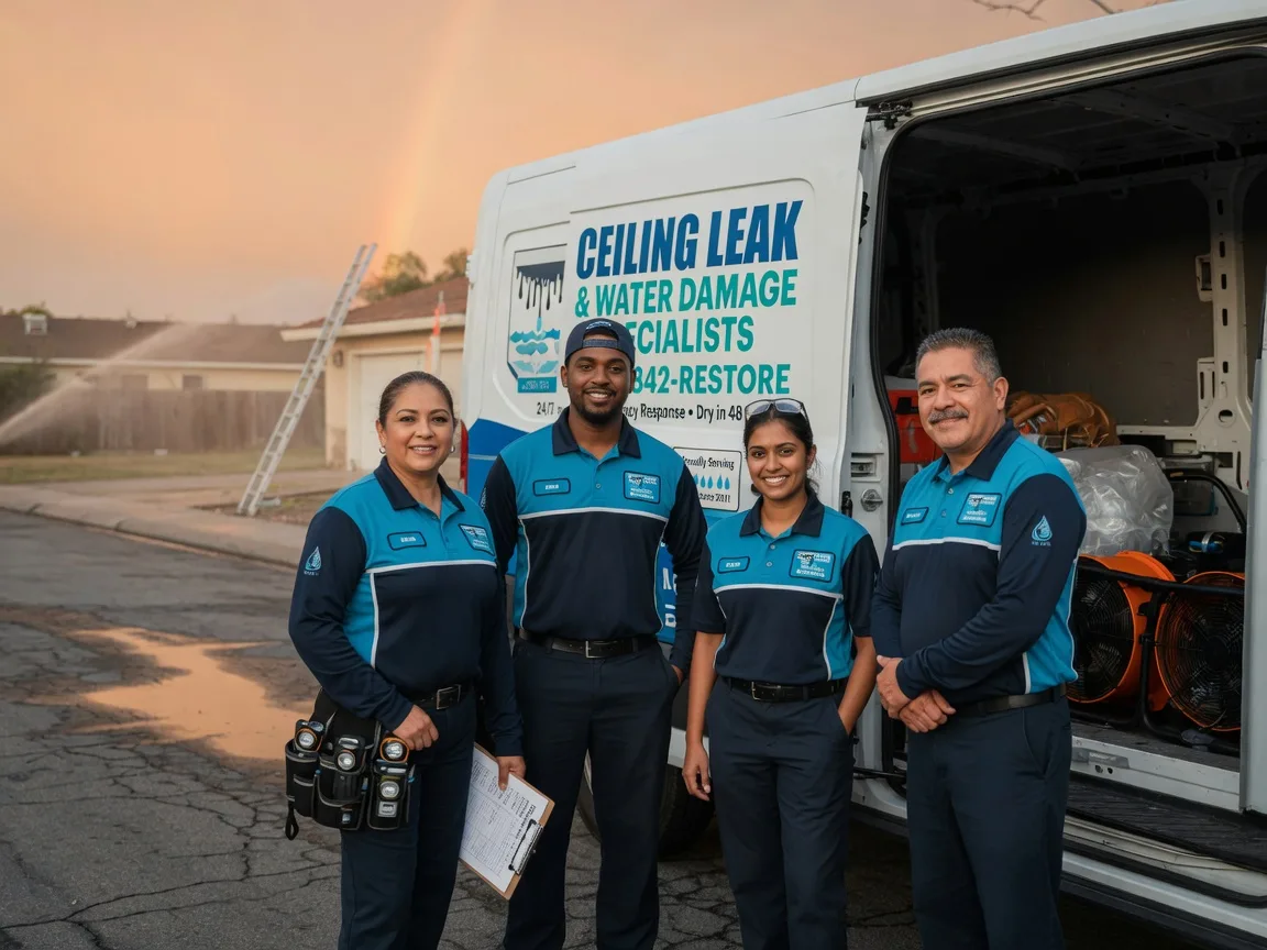 Ceiling Leak Cleanup company in Westley, CA